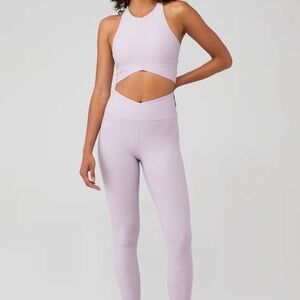Playground Active Lavender Cutout Activewear Set